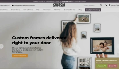 Custom Picture Frames Store