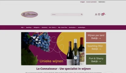 Le-Connaisseur online wine store — Magento 2